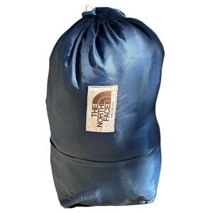 Vintage The North Face USA Mummy Sleeping Bag Blue/Stuff Sack USA Gorpcore 12/83